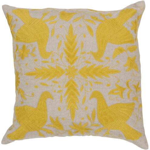 Otomi 18 inch Lime, Light Gray Pillow Kit