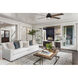 Modern 56 inch Matte Black with Black/Antique Oak Blades Ceiling Fan
