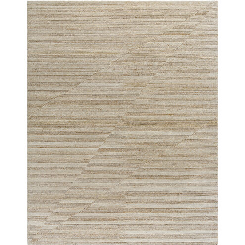Knoxville 108 X 72 inch Pearl / Ash Handmade Rug in 6 x 9