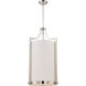 Meadow 4 Light 17 inch Polished Nickel Pendant Ceiling Light