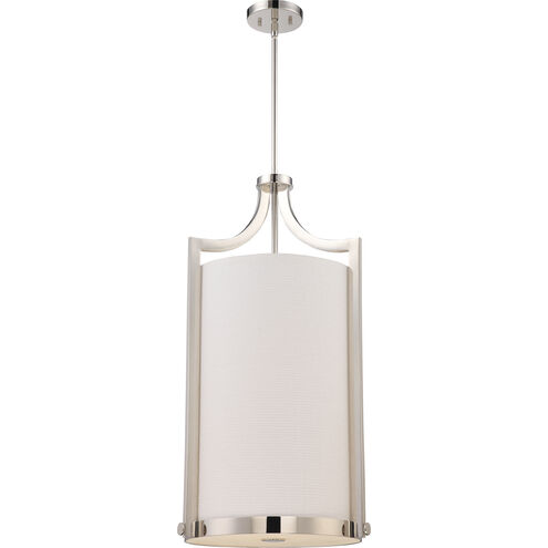 Meadow 4 Light 17 inch Polished Nickel Pendant Ceiling Light