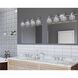 Archie 4 Light 35.5 inch Polished Chrome Bath Vanity Wall Light