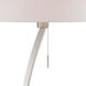 Lilith 61 inch 100.00 watt Satin Chrome Floor Lamp Portable Light