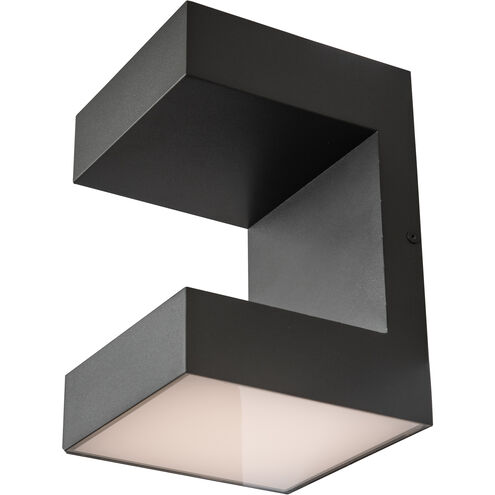 Yoga LED 6.3 inch Matte Black Wall Sconce Wall Light