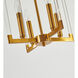 Canada 4 Light 12 inch Bronzed Chandelier Ceiling Light 