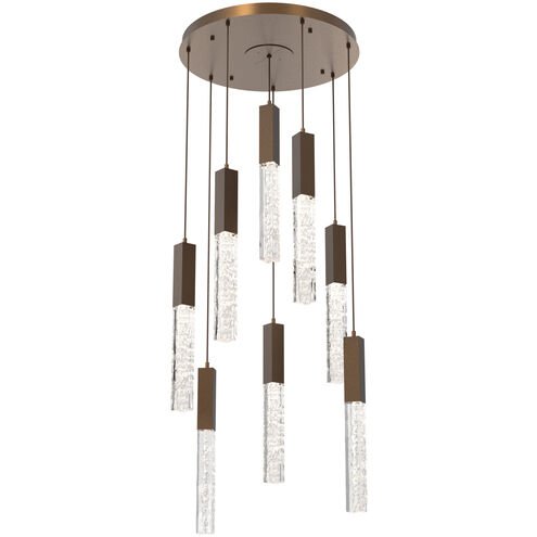Axis LED 24 inch Flat Bronze Chandelier Ceiling Light in 3000K LED, Multi-Port