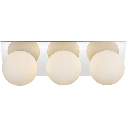 Jillian 3 Light 22 inch Chrome Bath Sconce Wall Light