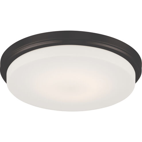 Dale LED 13 inch Mahogany Bronze Flush Mount Ceiling Light