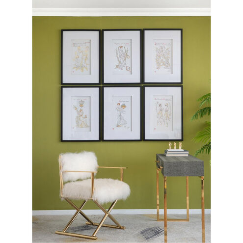 Smithsonian Black/White/Yellow Wall Art, Assorted Goddesses Close Encounters