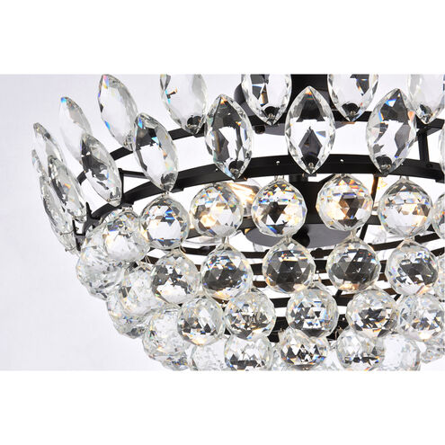 Emilia 5 Light 20 inch Black Flush Mount Ceiling Light