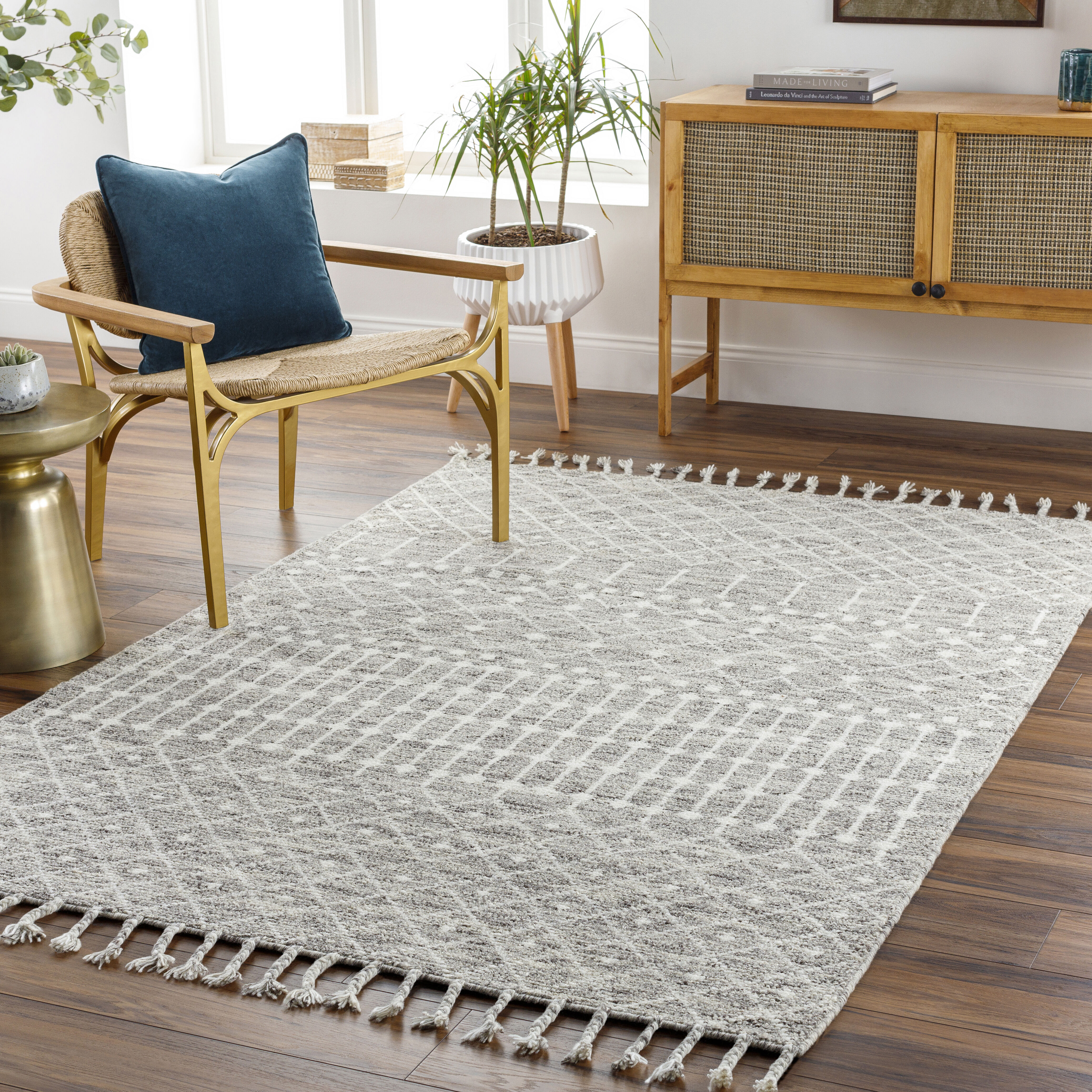 Agadir 36 X 24 inch Beige Rug in 2 x 3, Rectangle