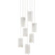 Escenia 7 Light 15 inch Silver Multi-Drop Pendant Ceiling Light