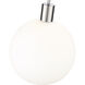 Margo 1 Light 13.75 inch Polished Nickel Pendant Ceiling Light