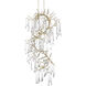 Anita 12 Light 18 inch Gold Leaf Down Chandelier Ceiling Light