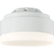 Aspen LED Matte White Fan Light Kit