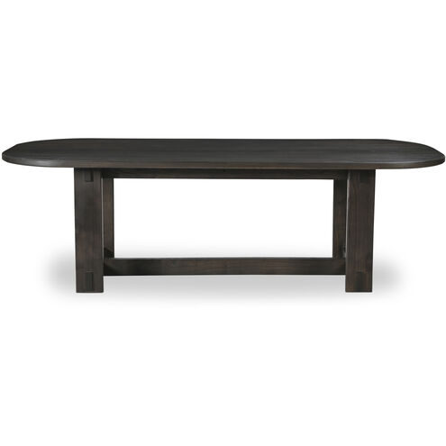 Glenn 97.5 X 42 inch Brown Dining Table, Oval