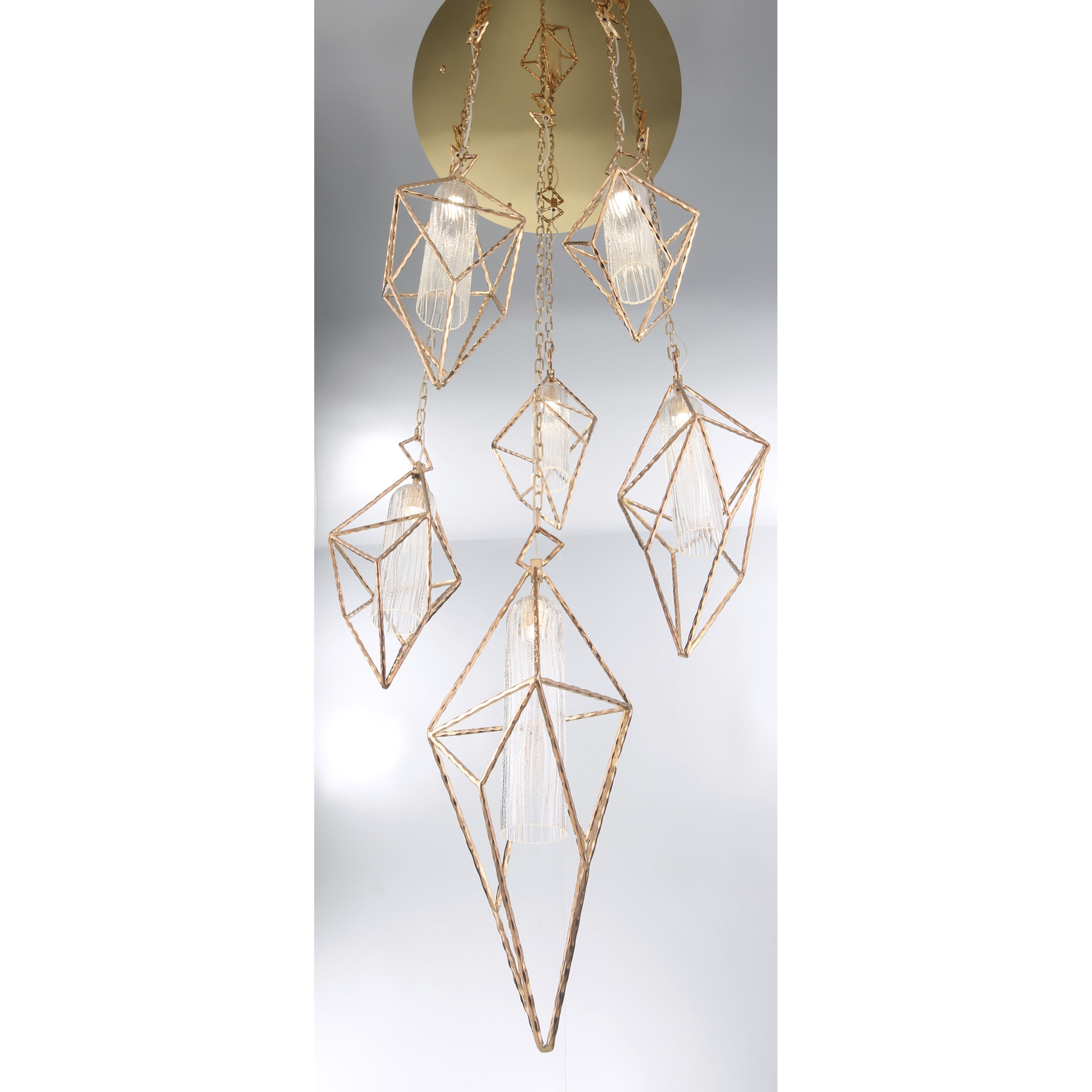 Verdino LED 10 inch Rose Gold Pendant Ceiling Light, Large