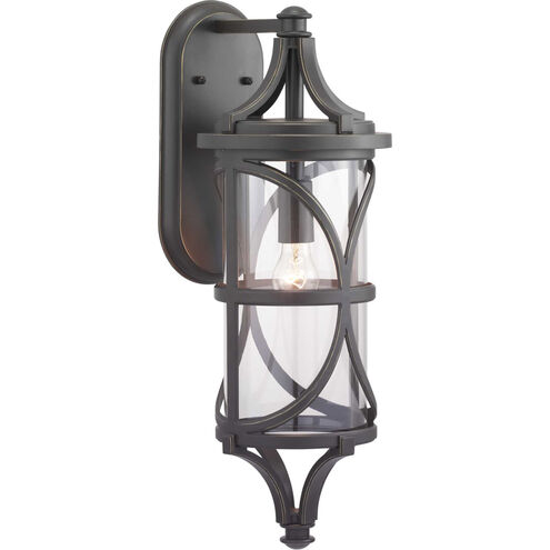 Morrison Outdoor Wall Lantern in Antique Bronze, Large, Design Series