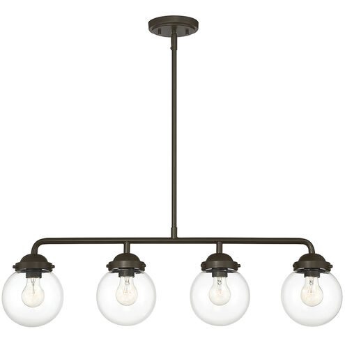 Knoll 4 Light 33 inch Oil Rubbed Bronze Island Pendant Ceiling Light