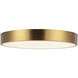 Alora Mood Adelaide LED 15 inch Aged Gold Flush Mount Ceiling Light