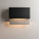 Stratum LED 7.4 inch Coastal Black and Coastal Burnished Steel Outdoor Sconce in Coastal Black/Coastal Burnished Steel