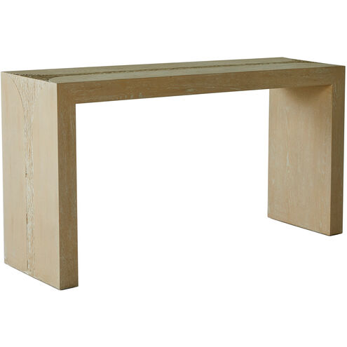 Grafton 58 X 16 inch Cerused Light Natural Console Table