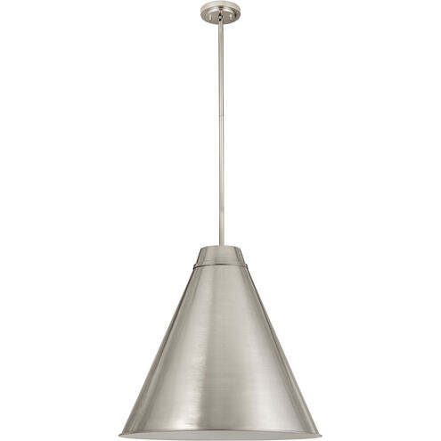 Eaton 1 Light 24 inch Brushed Nickel Pendant Ceiling Light