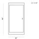 Mogano 60 X 30 inch White Oak LED Mirror