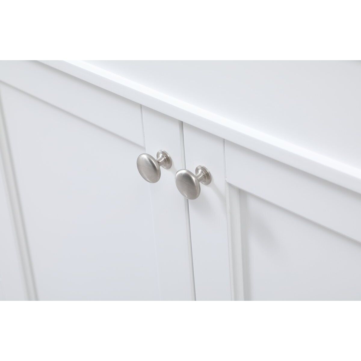 Bennett 60 X 21 X 35 inch White Vanity Sink Set