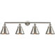 Franklin Restoration Appalachian LED 43.75 inch Brushed Satin Nickel Bath Vanity Light Wall Light, Franklin Restoration