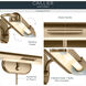 Caillier 26 watt 23.25 inch Champagne Bronze Picture Light Wall Light
