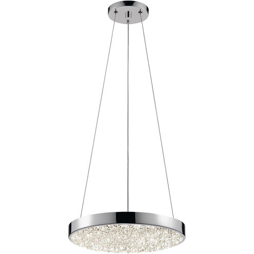 Dazzle LED 12 inch Polished Chrome Pendant Ceiling Light