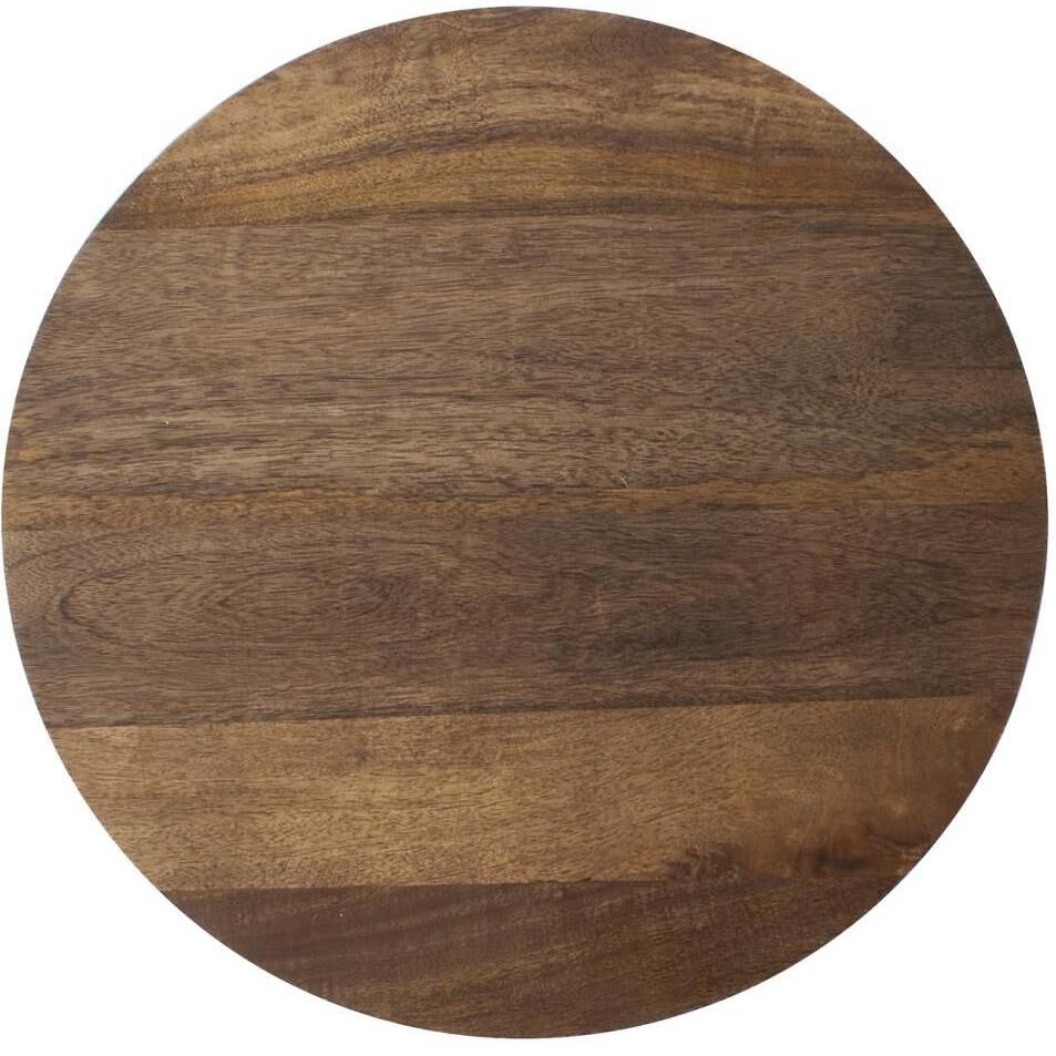 Robin Baron 24.5 X 18.25 inch Natural and Gold Drink Table