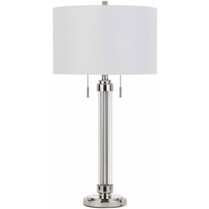 Montilla 31 inch 60 watt Brushed Steel Table Lamp Portable Light