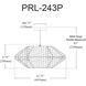 Pourel 3 Light 23.75 inch Natural Pendant Ceiling Light