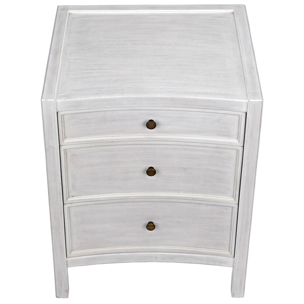 Hampton 31 X 24 inch White Wash Night Stand