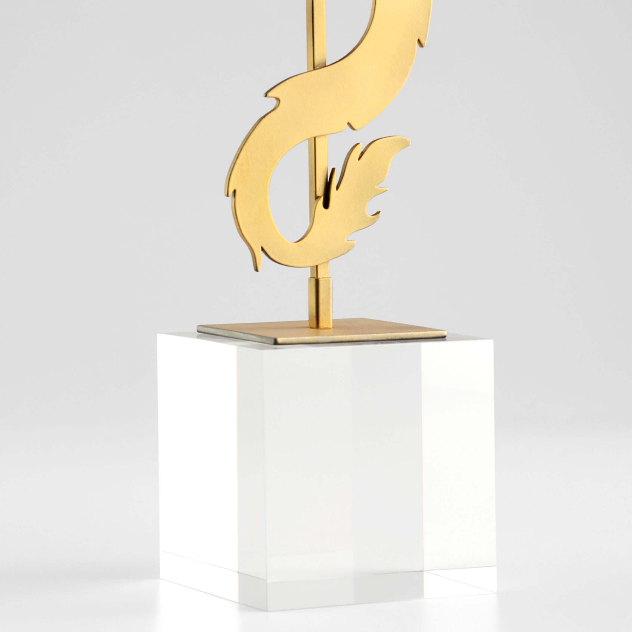 Haku Dragon 21 X 4 inch Sculpture, Tall