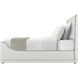 Hudson Pebble Grey California King Bed, Wooden, Upholstered