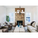 Riva 9 Light 32 inch Painted Bronze Chandelier Ceiling Light
