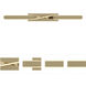 Twist 2 Light 35.75 inch Satin Brass Bath Vanity Wall Light