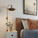 Rancho Mirage LED 16 inch Matte Black and Weathered Brass Wall Sconce Wall Light