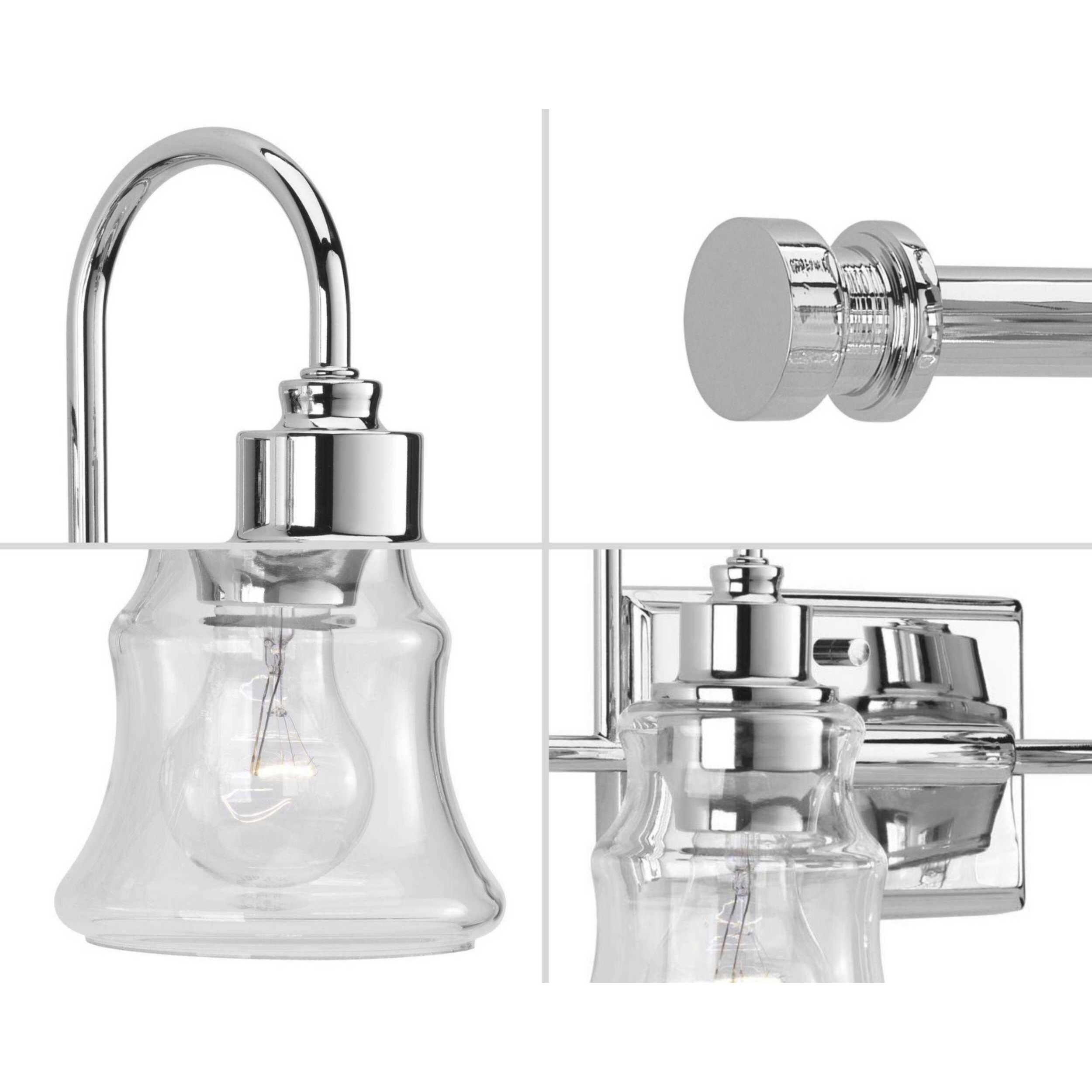Litchfield 2 Light 15 inch Polished Chrome Bath Vanity Wall Light