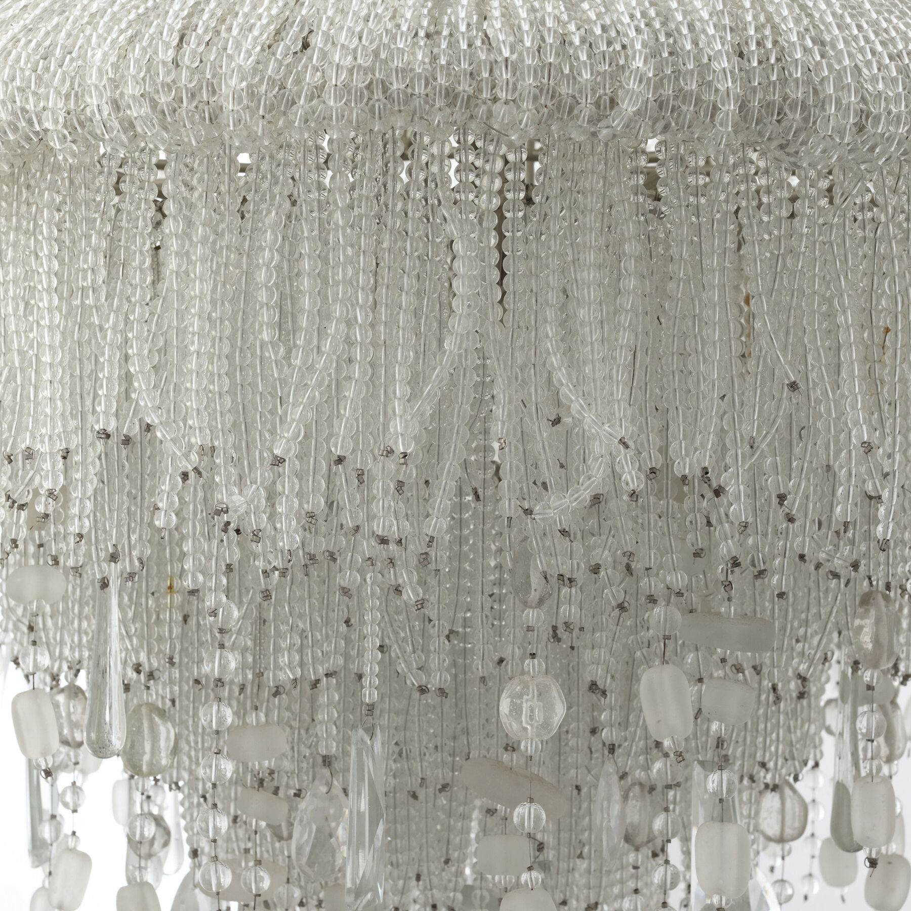 Crystal Reign 5 Light 23.2 inch Nickel Pendant Ceiling Light