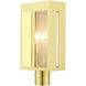 Lafayette 1 Light 17.25 inch Satin Brass Outdoor Post Top Lantern