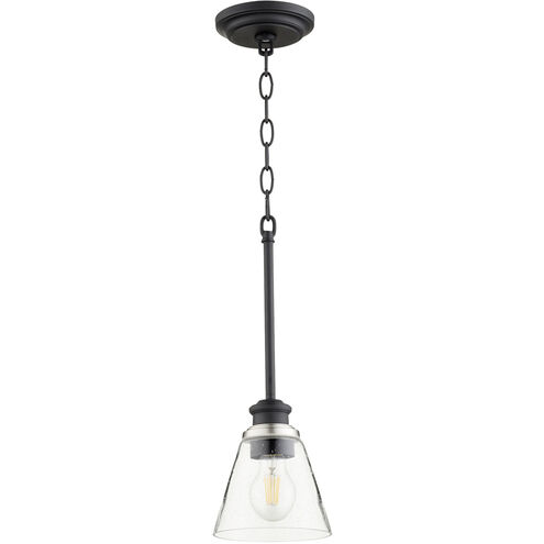 Dunbar 1 Light 6 inch Noir Mini Pendant Ceiling Light