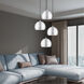 Allison 1 Light 10 inch Brushed Aluminum Mini Pendant Ceiling Light