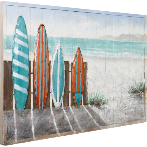 Surfer's Paradise Painted Wall Art