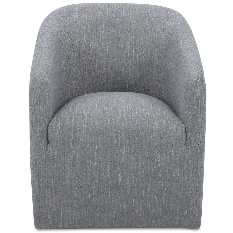 Sandy Grey Rolling Dining Chair