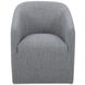 Sandy Grey Rolling Dining Chair