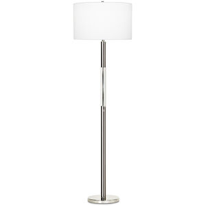Poppy 61 inch 150.00 watt Silver Floor Lamp Portable Light